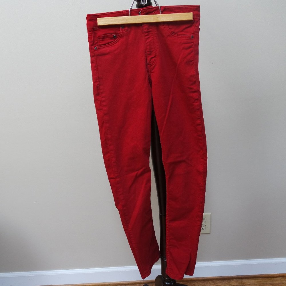 Red Skinny Pants